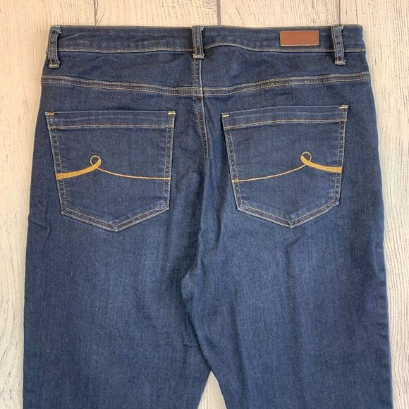 Grace in LA Jeans sz 12 Dark Wash Inseam 29" Stretch Lightweight - Picture 7 of 13